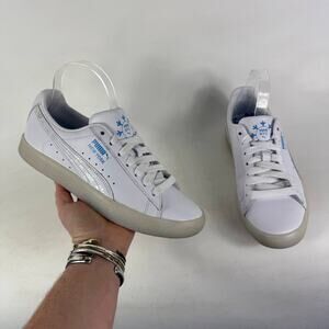 PUMA Clyde NYC Flagship Athletic Sneakers Women's 9.5 White Lace-Up 383754-01